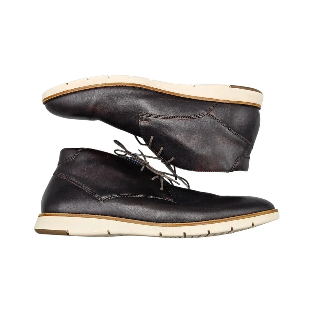 Josef Seibel Men's Size 46/ 12 US EUC Tyler Brown Leather Lace‎ Up Chukka Boots